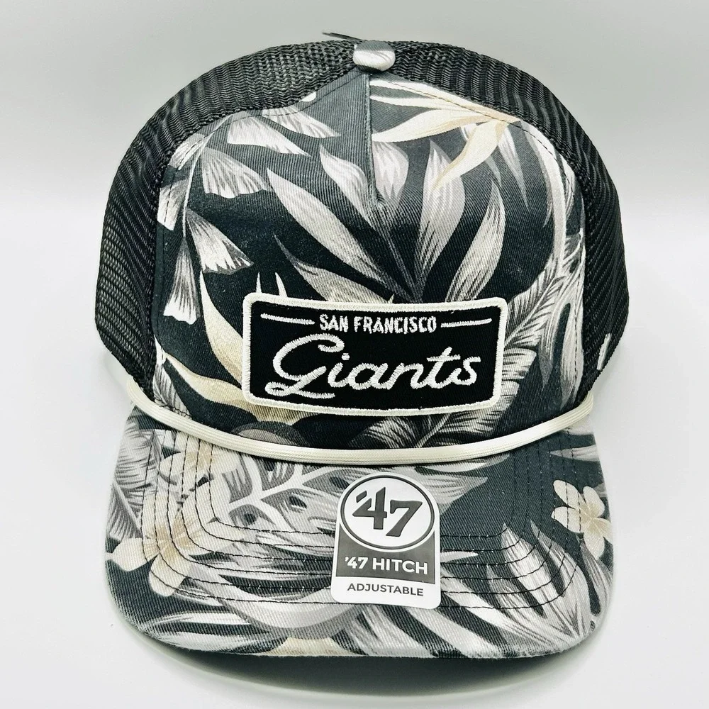 San Francisco Giants '47 Brand Tropicalia A-Frame Hitch Hat Cap Snapback MLB